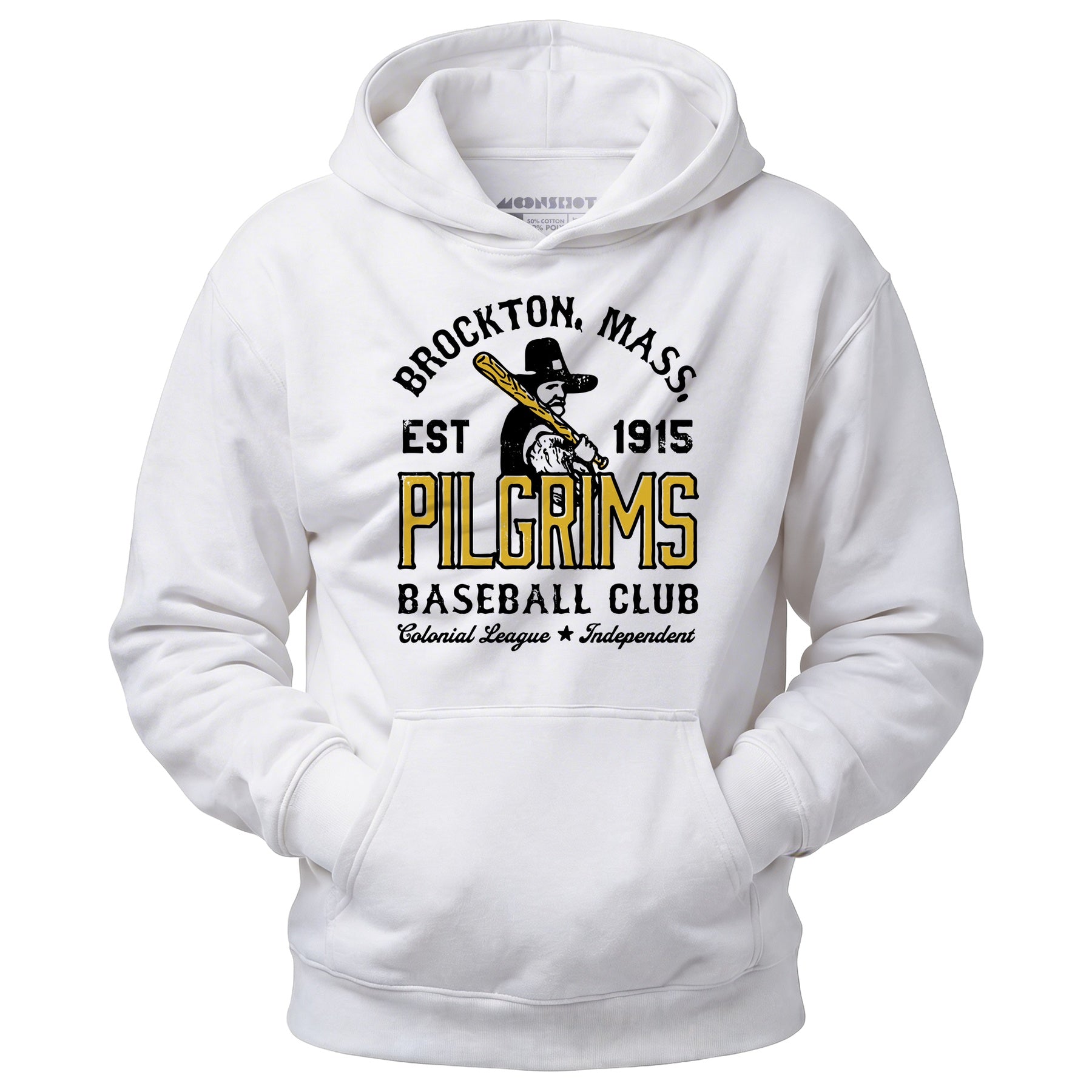 Brockton Pilgrims - Massachusetts - Vintage Defunct Baseball Teams - Unisex Hoodie