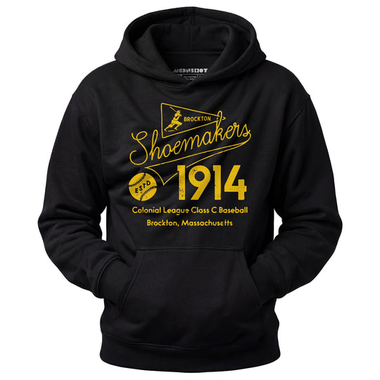 Brockton Shoemakers - Massachusetts - Vintage Defunct Baseball Teams - Unisex Hoodie