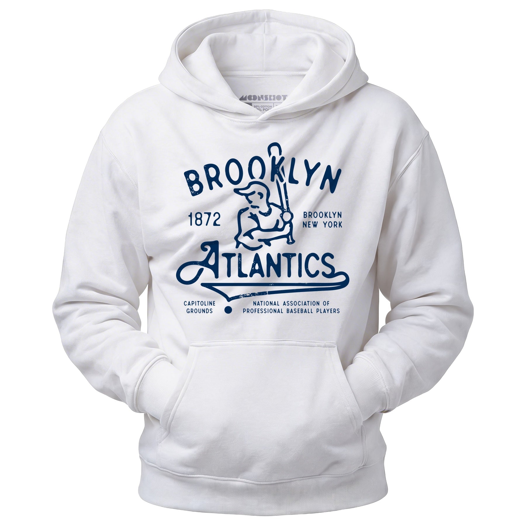 Brooklyn Atlantics - New York - Vintage Defunct Baseball Teams - Unisex Hoodie