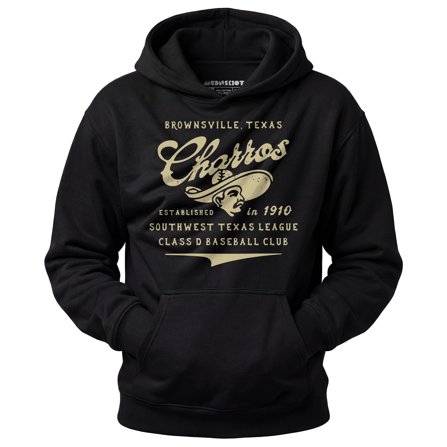 Brownsville Charros - Texas - Vintage Defunct Baseball Teams - Unisex Hoodie