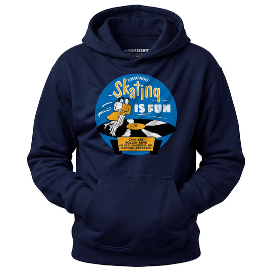 Cam-Ark Roller Rink - Camden, AR - Vintage Roller Rink - Unisex Hoodie