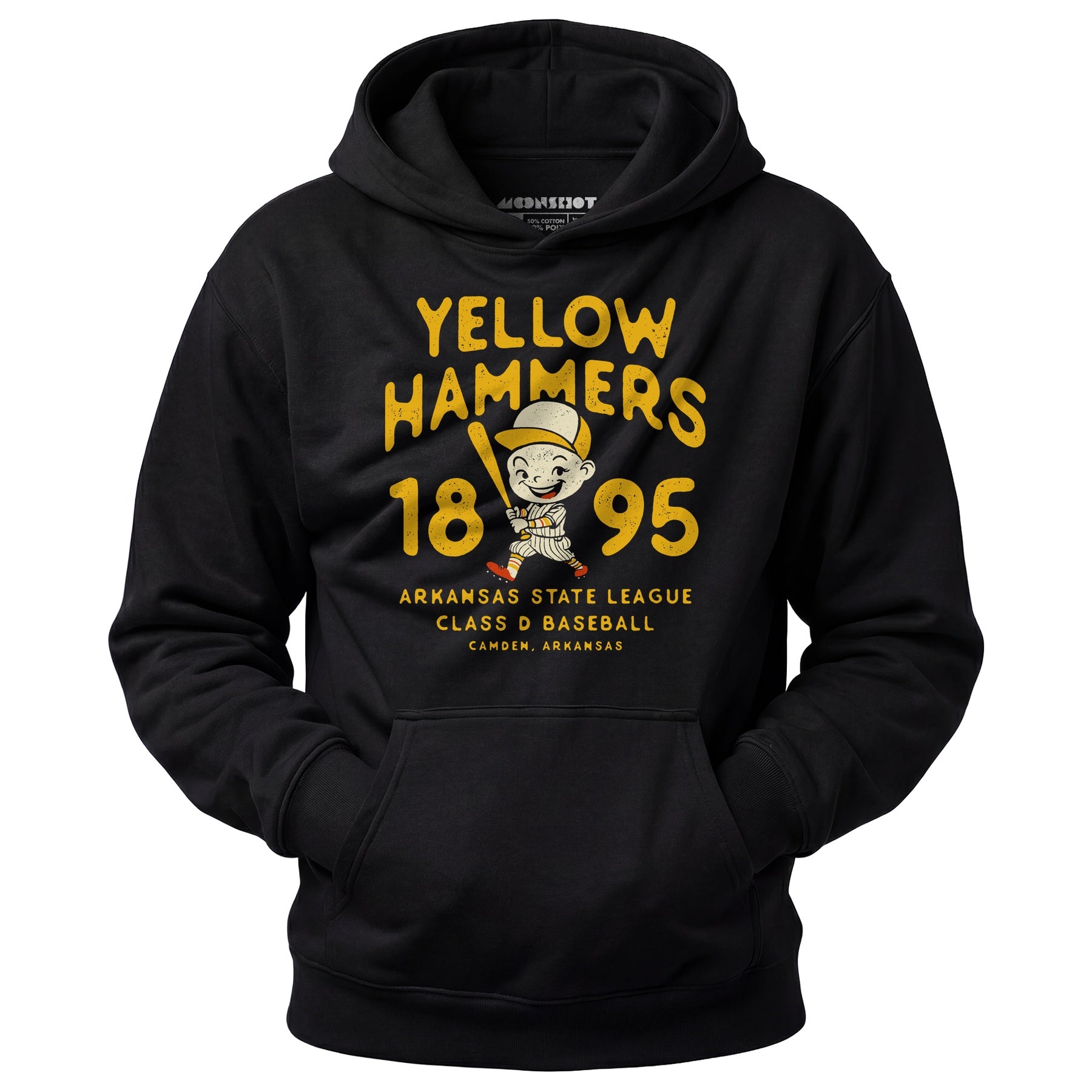 Camden Yellow Hammers - Arkansas - Vintage Defunct Baseball Teams - Unisex Hoodie