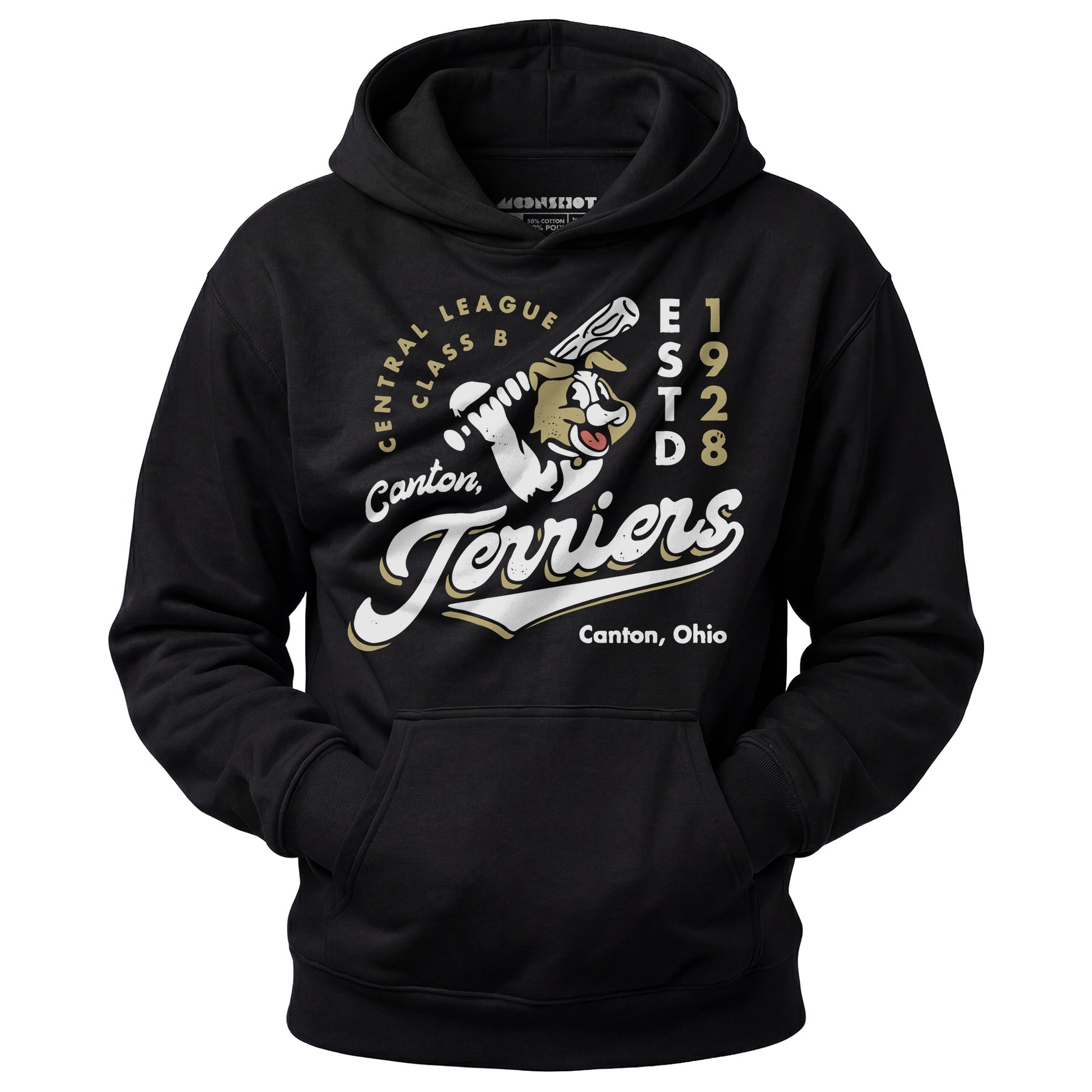 Canton Terriers - Ohio  - Vintage Defunct Baseball Teams - Unisex Hoodie