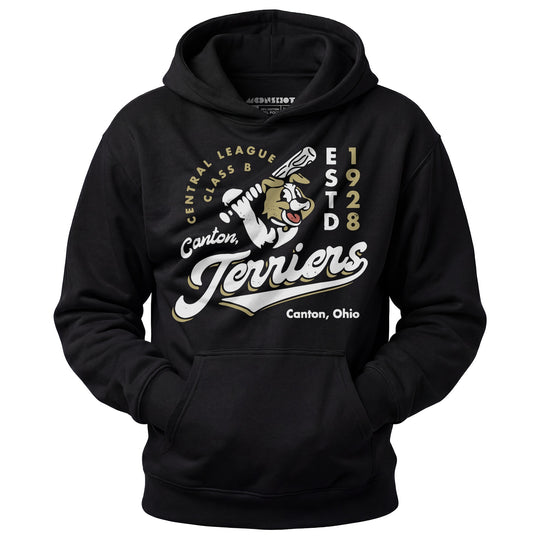 Canton Terriers - Ohio  - Vintage Defunct Baseball Teams - Unisex Hoodie