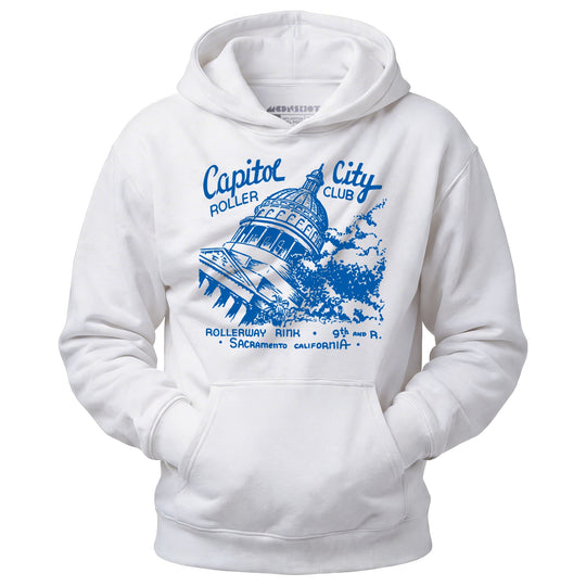 Capitol City Roller Club - Sacramento, CA - Vintage Roller Rink - Unisex Hoodie