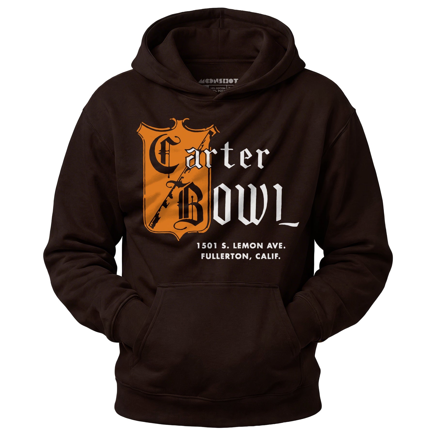 Carter Bowl - Fullerton, CA - Vintage Bowling Alley - Unisex Hoodie