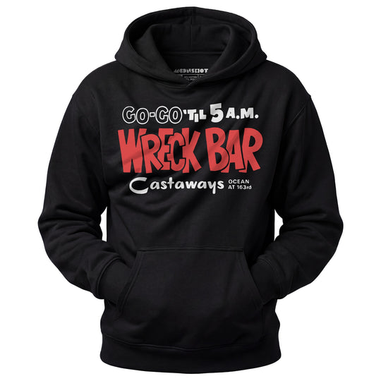 Castaways Motel Wreck Bar - Miami, FL - Vintage Tiki Bar - Unisex Hoodie