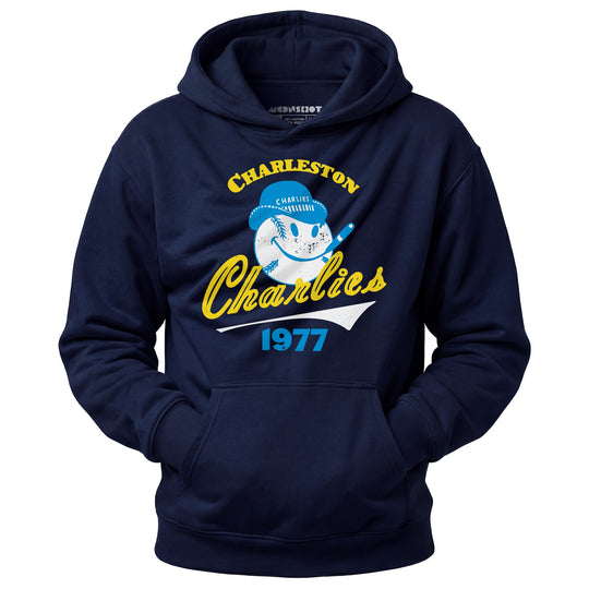 Charleston Charlies - West Virginia - Vintage Defunct Baseball Teams - Unisex Hoodie