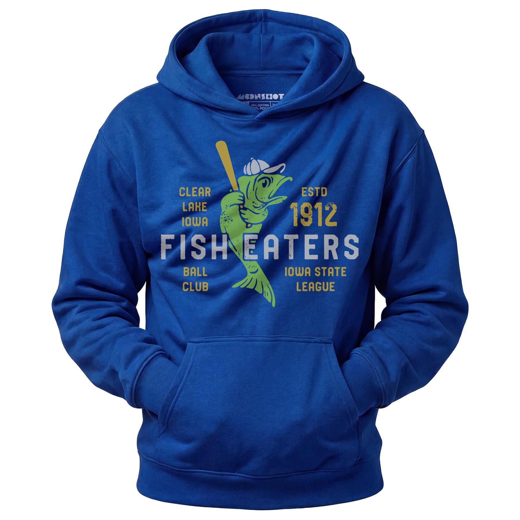 Clear Lake Fish Eaters - Iowa - Vintage Defunct Baseball Teams - Unisex Hoodie