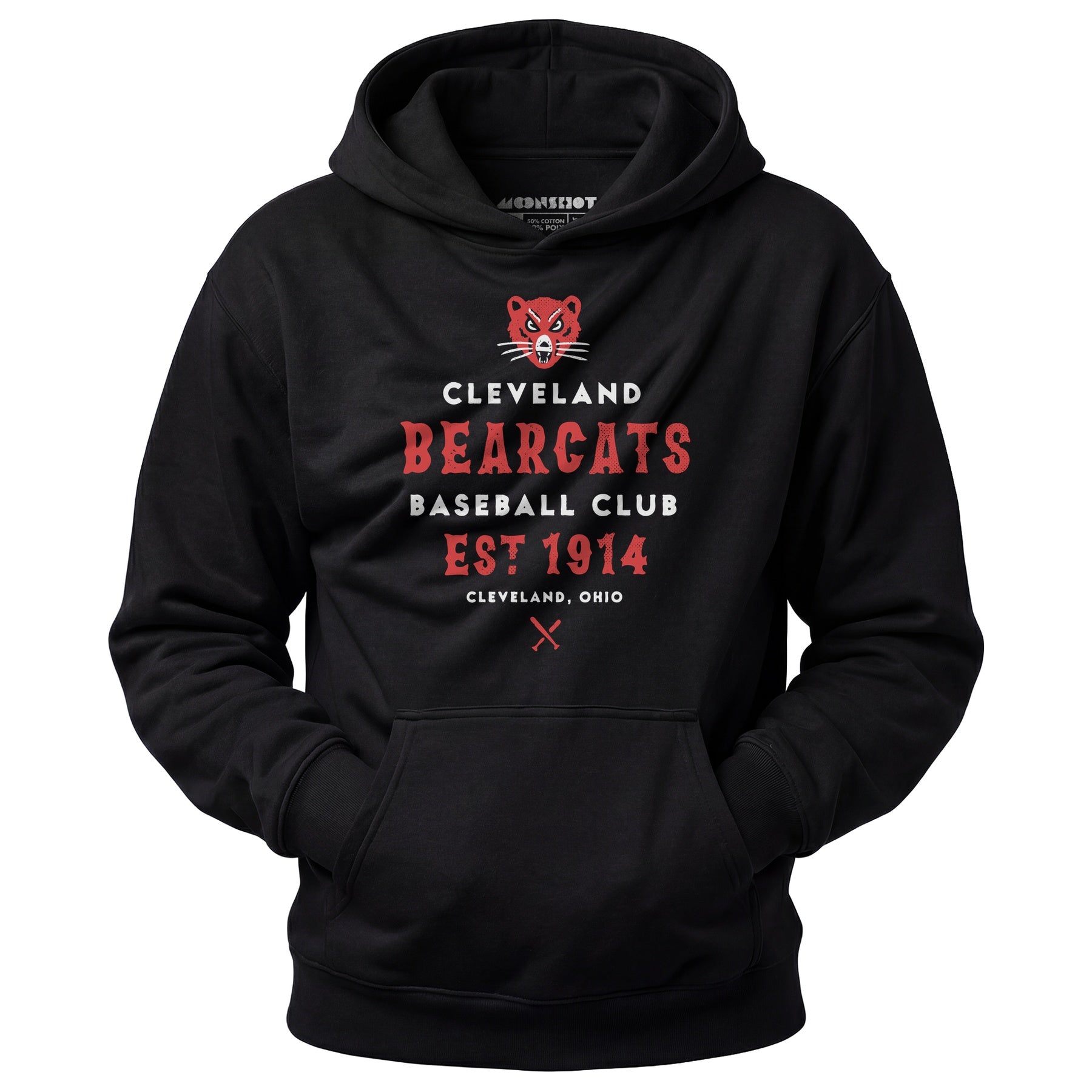 Cleveland Bearcats - Ohio - Vintage Defunct Baseball Teams - Unisex Hoodie
