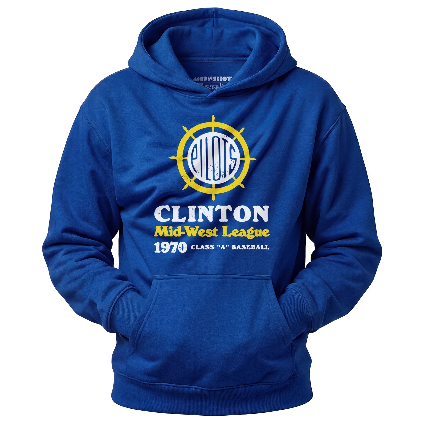 Clinton Pilots - Iowa - Vintage Defunct Baseball Teams - Unisex Hoodie