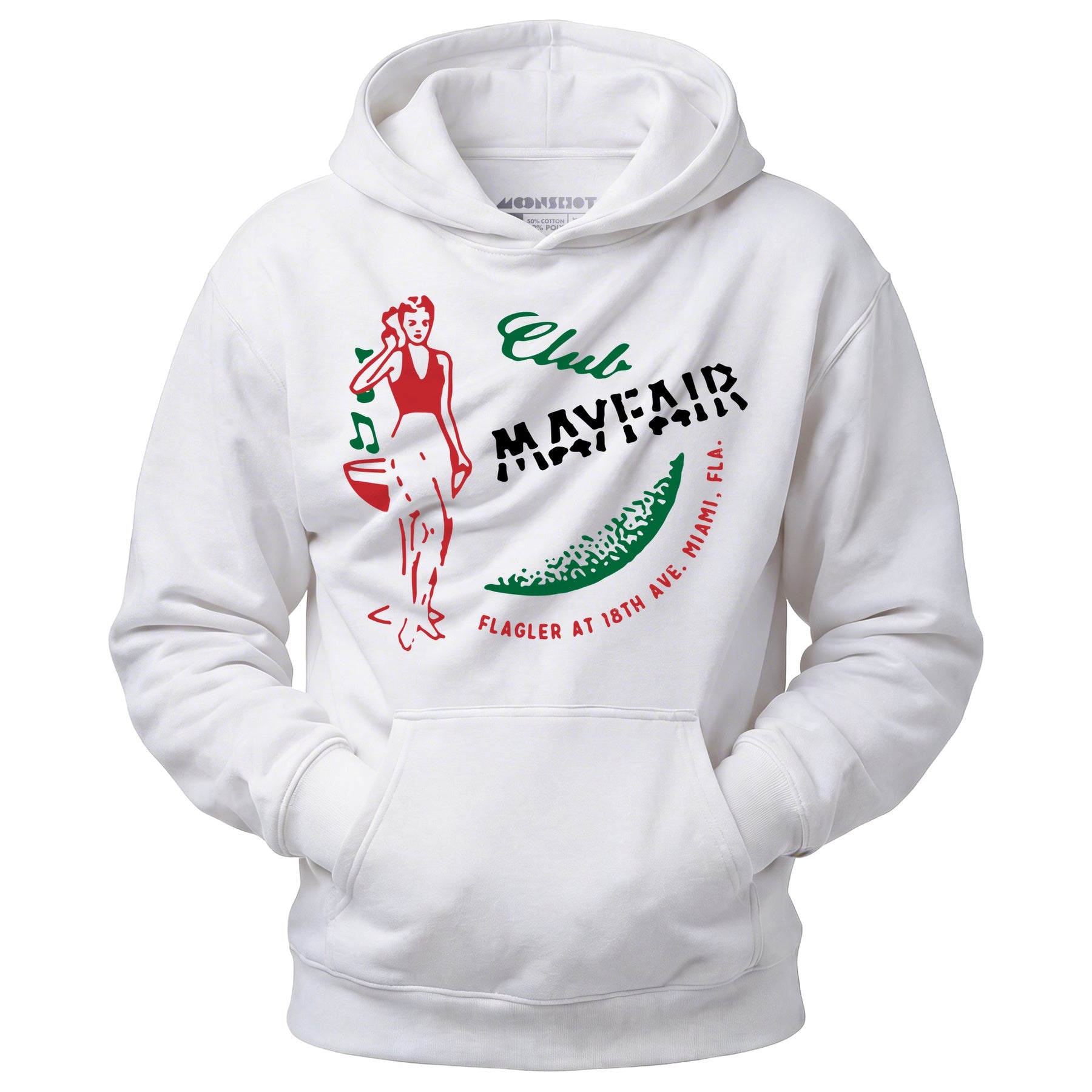 Club Mayfair - Miami, FL - Vintage Restaurant - Unisex Hoodie