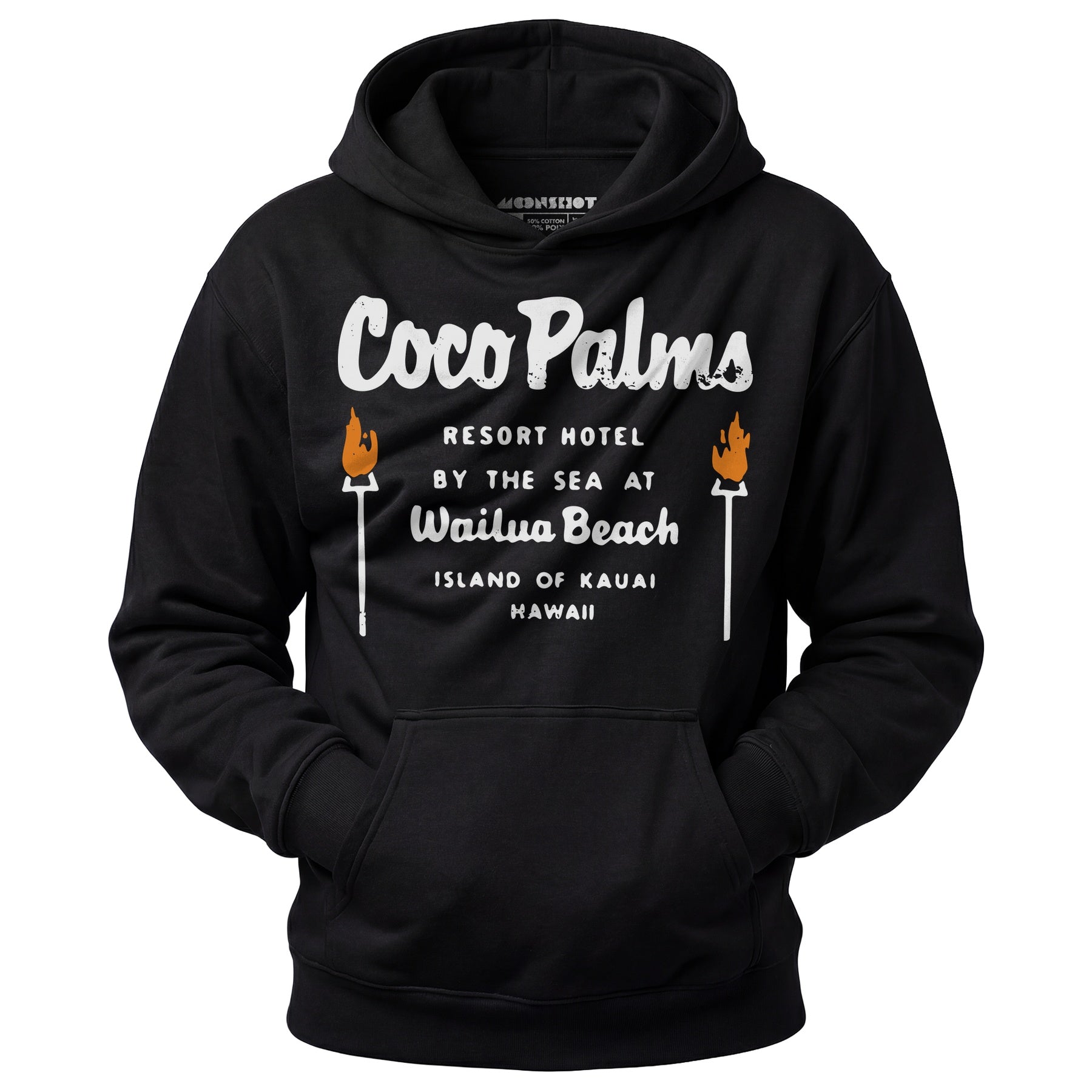 Coco Palms - Hawaii - Vintage Tiki Bar - Unisex Hoodie