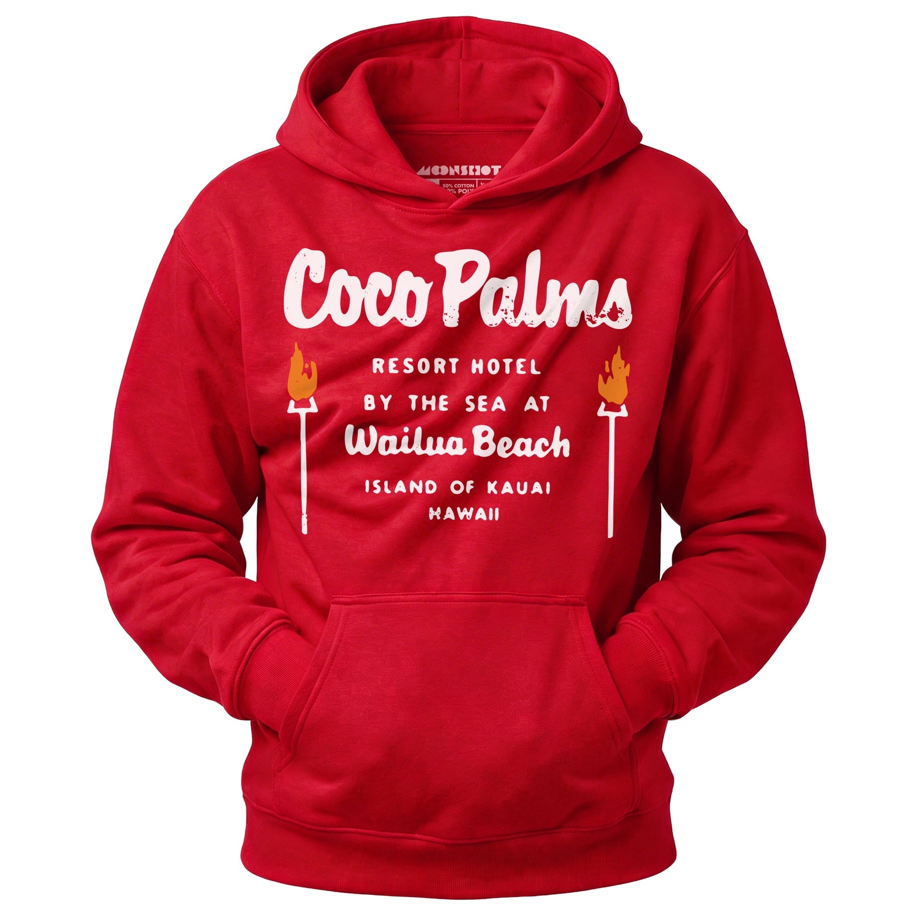 Coco Palms - Hawaii - Vintage Tiki Bar - Unisex Hoodie