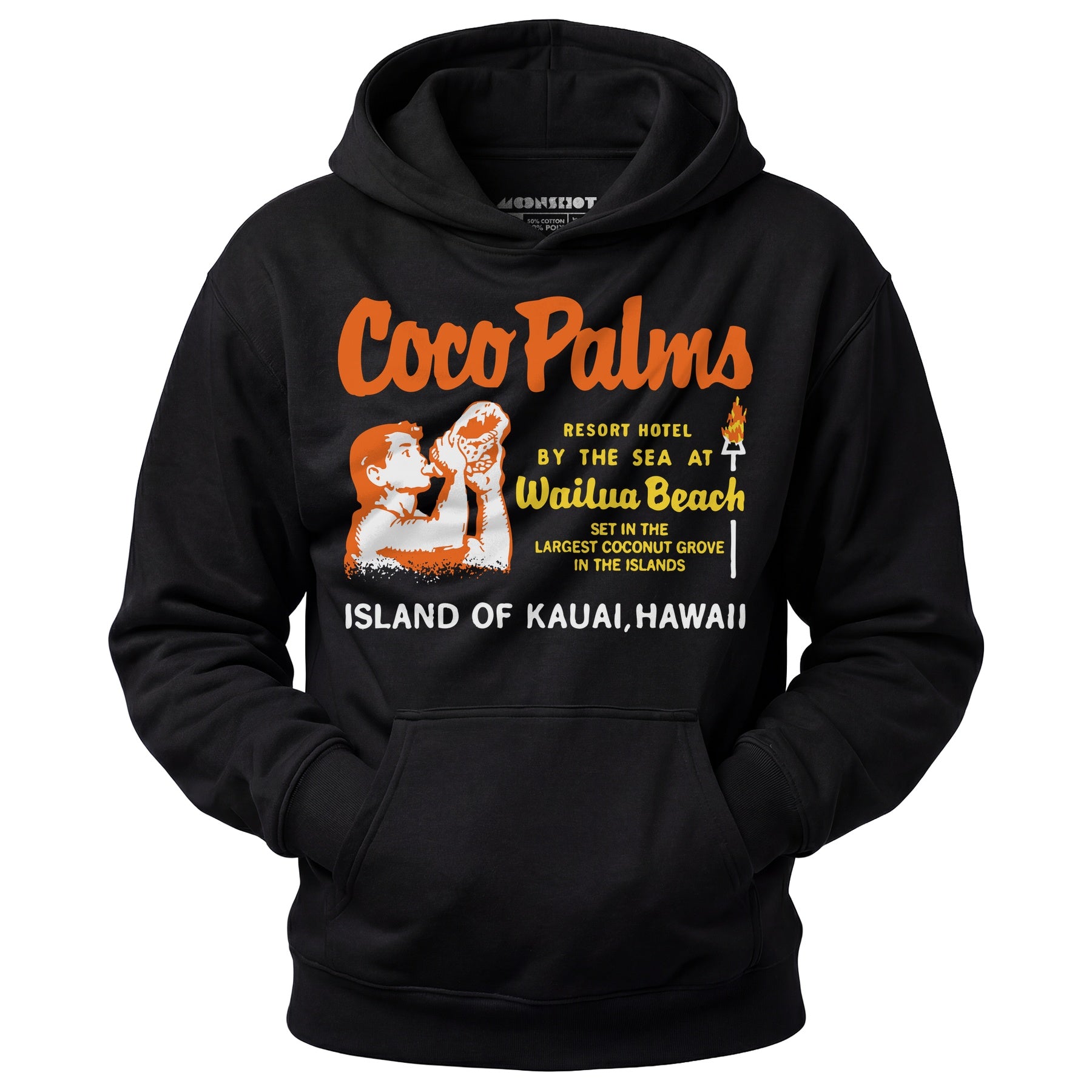 Coco Palms v2 - Hawaii - Vintage Tiki Bar - Unisex Hoodie