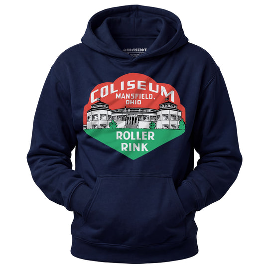 Coliseum - Mansfield, OH - Vintage Roller Rink - Unisex Hoodie