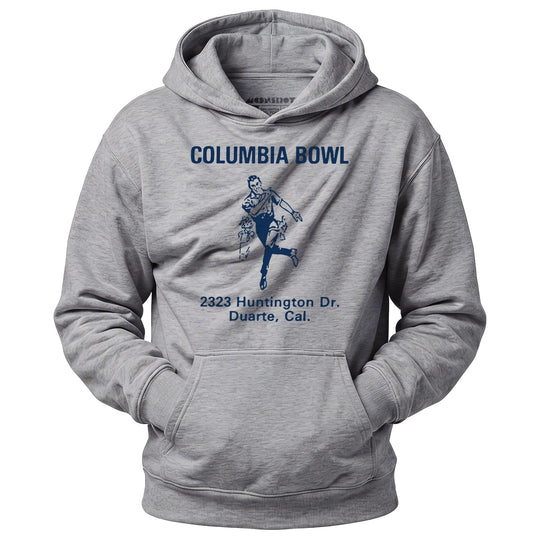 Columbia Bowl - Duarte, CA - Vintage Bowling Alley - Unisex Hoodie