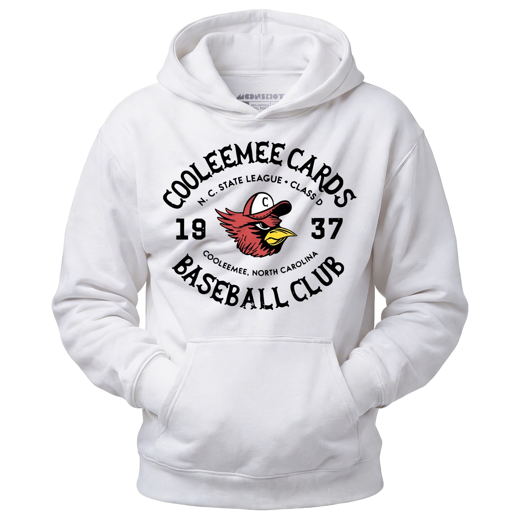 Cooleemee Cards - North Carolina - Vintage Defunct Baseball Teams - Unisex Hoodie