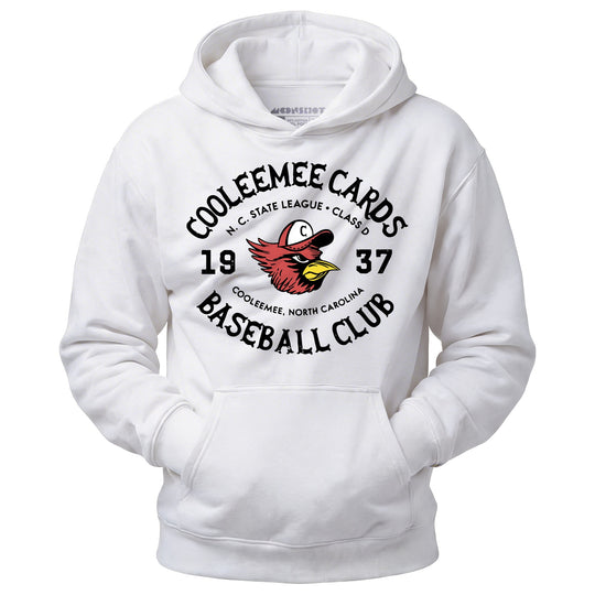 Cooleemee Cards - North Carolina - Vintage Defunct Baseball Teams - Unisex Hoodie