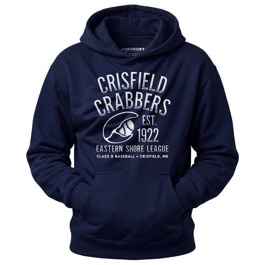 Crisfield Crabbers - Maryland - Vintage Defunct Baseball Teams - Unisex Hoodie