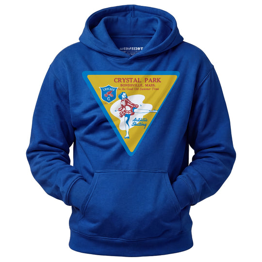 Crystal Park - Bondsville, MA - Vintage Roller Rink - Unisex Hoodie