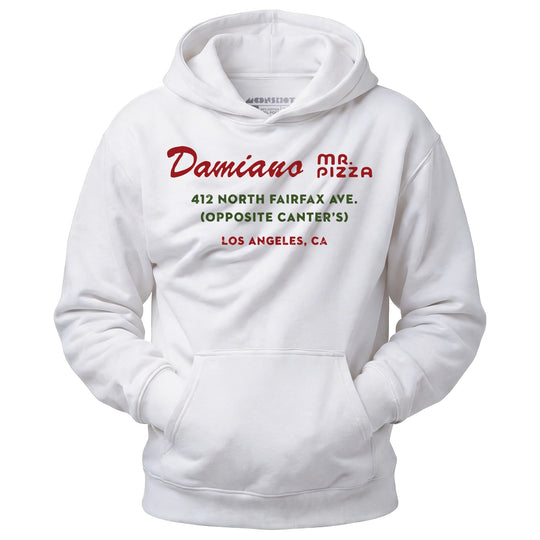 Damiano Mr. Pizza - Los Angeles, CA - Vintage Restaurant - Unisex Hoodie