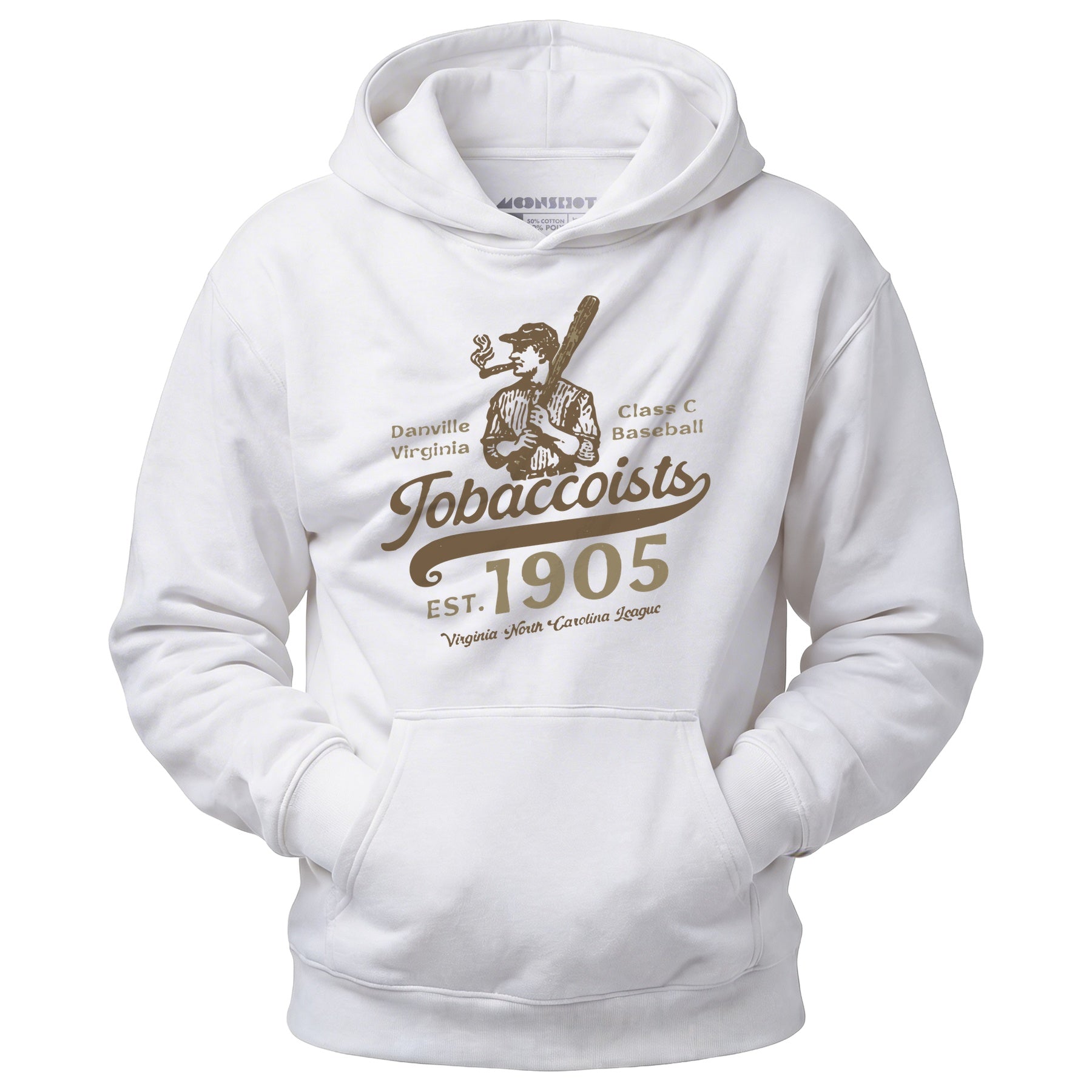 Danville Tobaccoists - Virginia - Vintage Defunct Baseball Teams - Unisex Hoodie