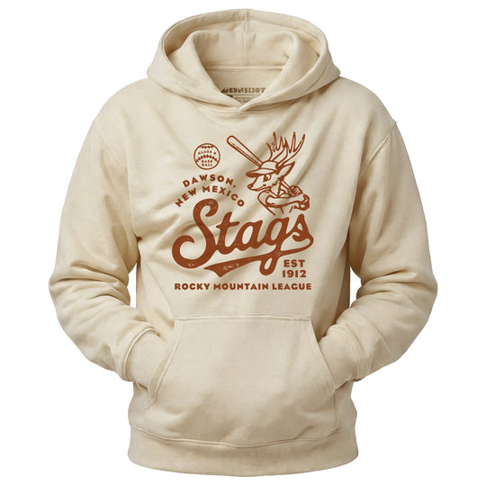 Dawson Stags - New Mexico - Vintage Defunct Baseball Teams - Unisex Hoodie