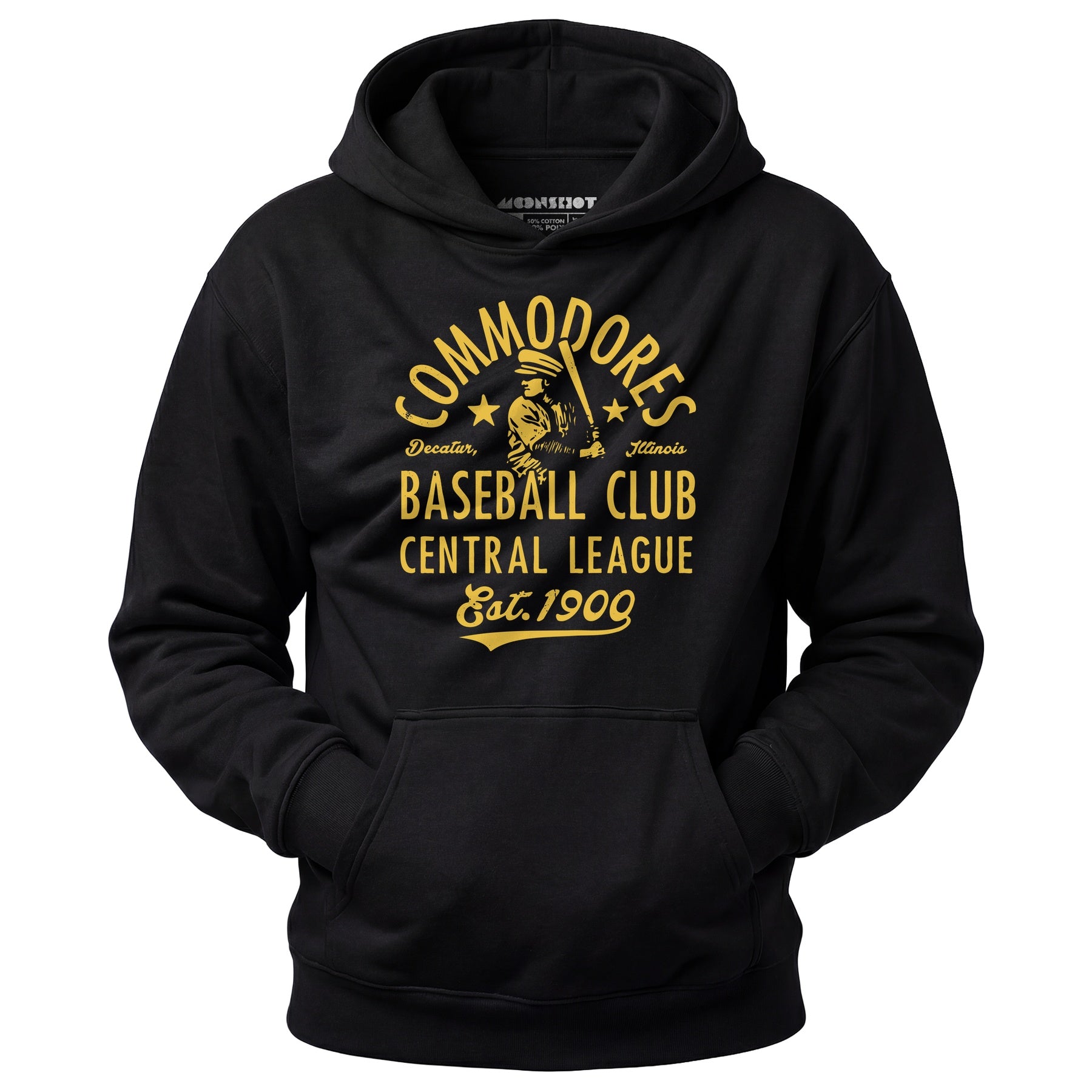 Decatur Commodores - Illinois - Vintage Defunct Baseball Teams - Unisex Hoodie