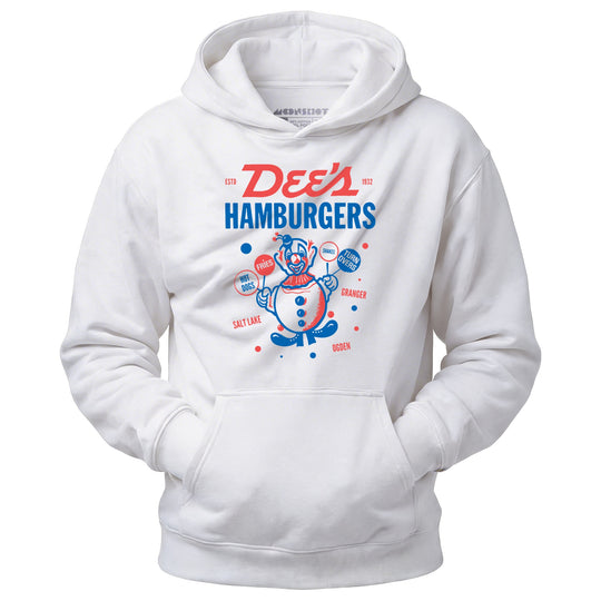 Dee's Hamburgers - Salt Lake City, UT - Vintage Restaurant - Unisex Hoodie