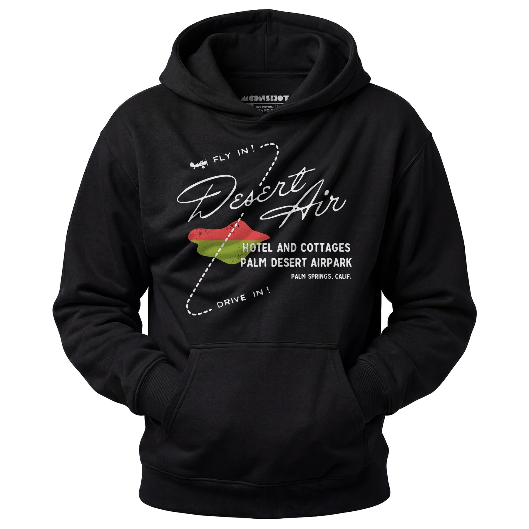 Desert Air Hotel & Cottages - Vintage Palm Springs, CA - Unisex Hoodie