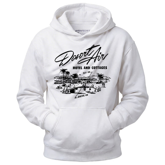 Desert Air Hotel & Cottages v2 - Vintage Palm Springs, CA - Unisex Hoodie