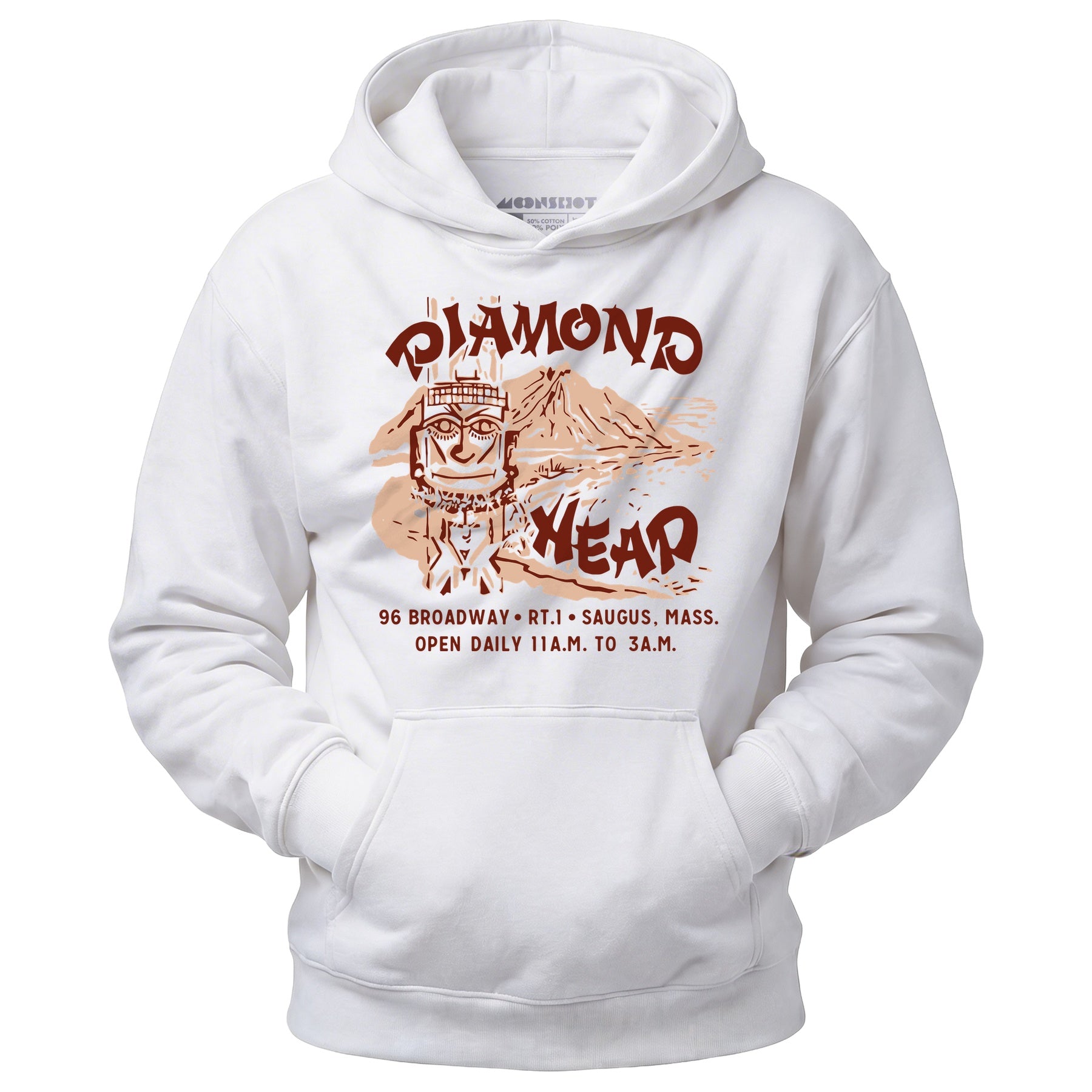 Diamond Head - Saugus, MA - Vintage Tiki Bar - Unisex Hoodie