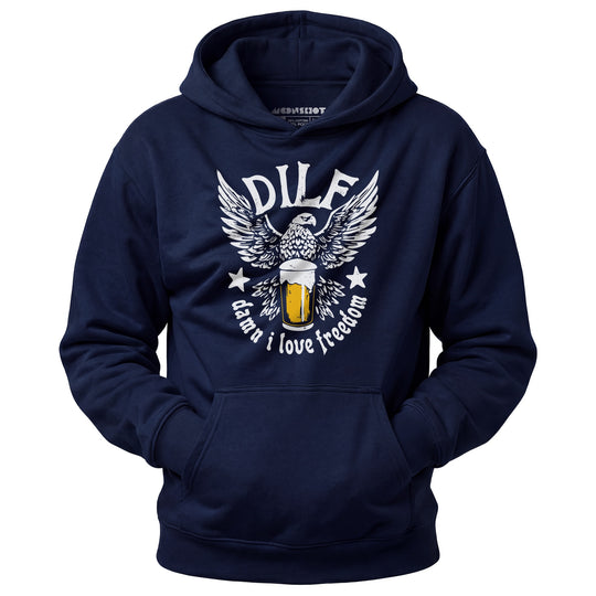 DILF - Damn I Love Freedom - Unisex Hoodie