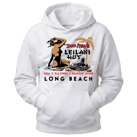 Don May's Leilani Hut - Belmont Shore, CA - Vintage Tiki Bar - Unisex Hoodie