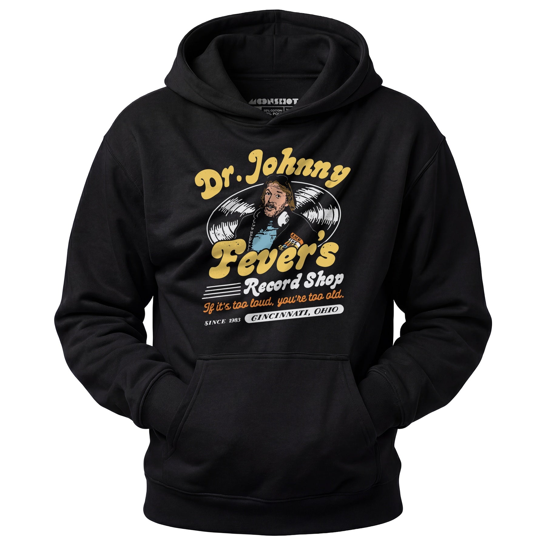 Dr. Johnny Fever's Record Shop - Unisex Hoodie