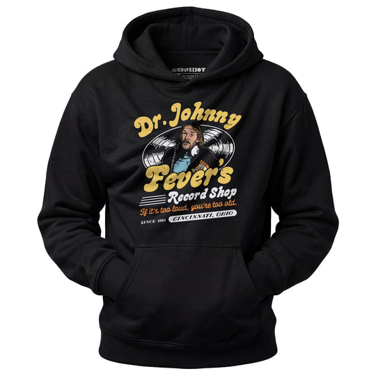 Dr. Johnny Fever's Record Shop - Unisex Hoodie