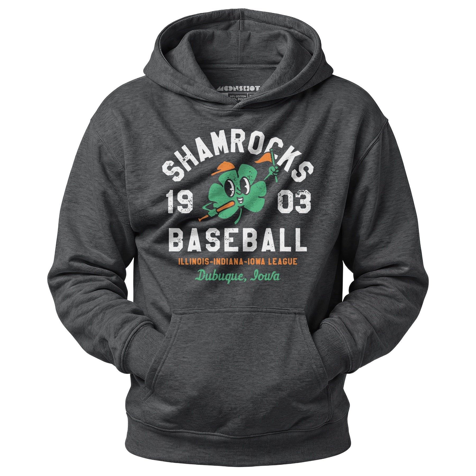 Dubuque Shamrocks - Iowa - Vintage Defunct Baseball Teams - Unisex Hoodie