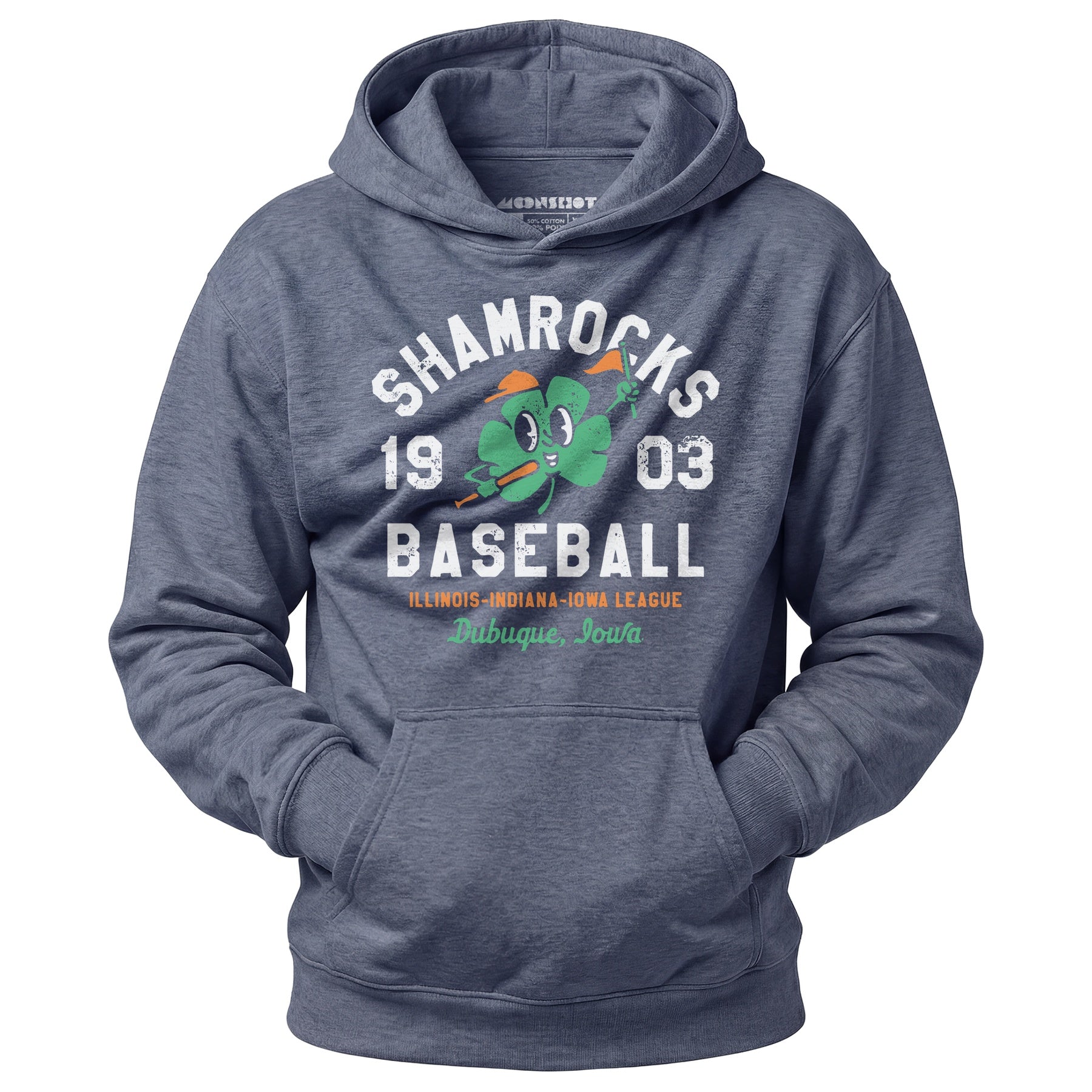 Dubuque Shamrocks - Iowa - Vintage Defunct Baseball Teams - Unisex Hoodie