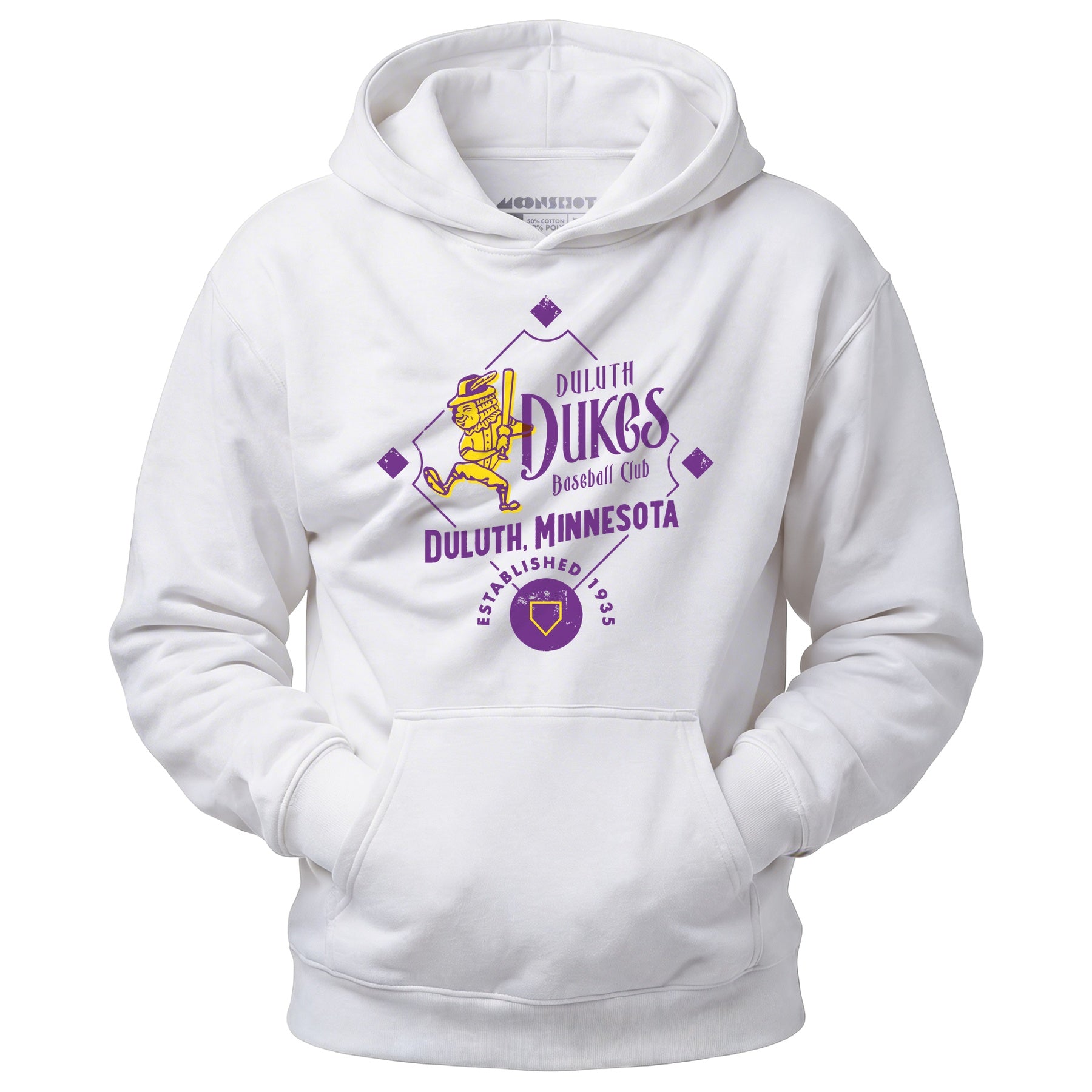 Duluth Dukes - Minnesota - Vintage Defunct Baseball Teams - Unisex Hoodie