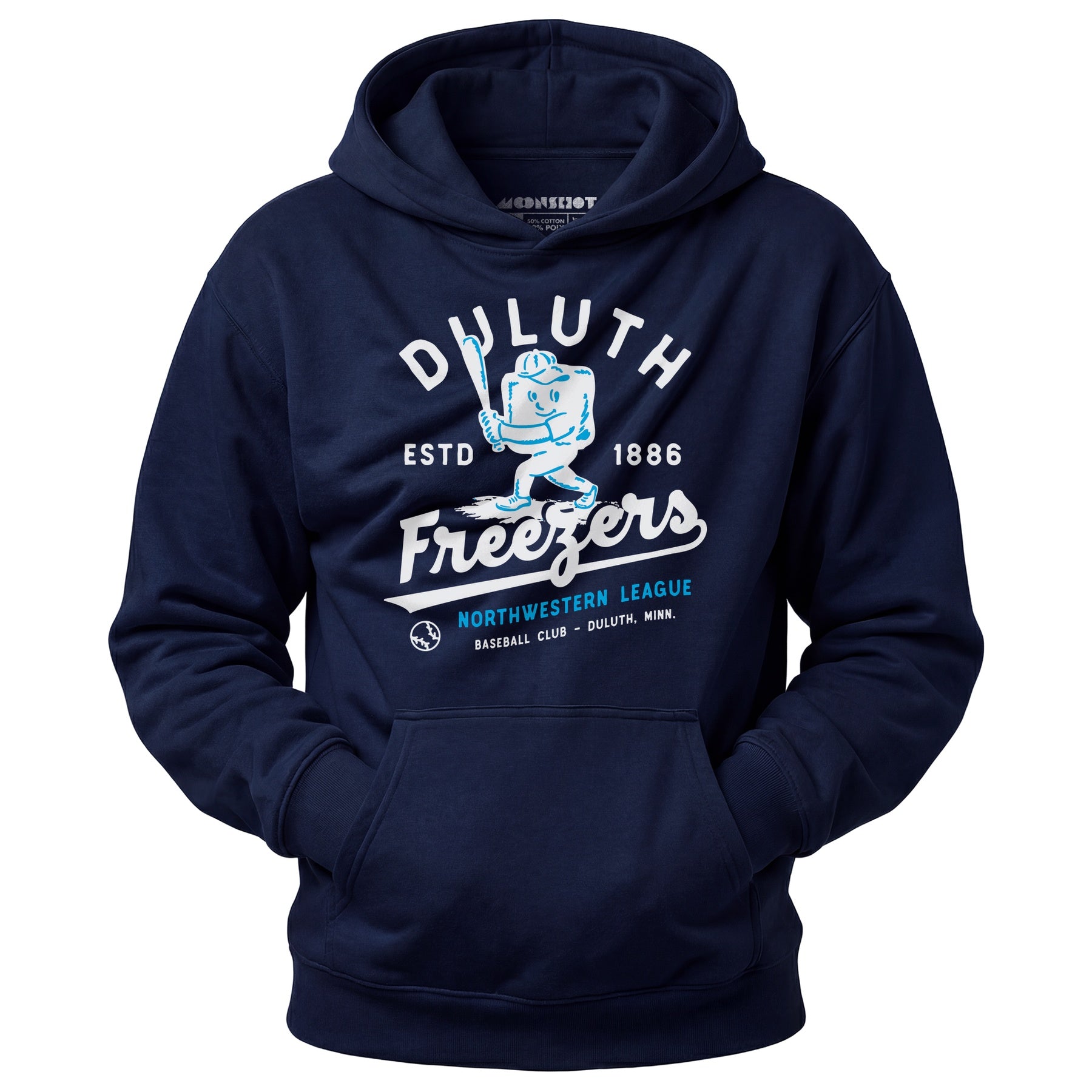 Duluth Freezers - Minnesota - Vintage Defunct Baseball Teams - Unisex Hoodie