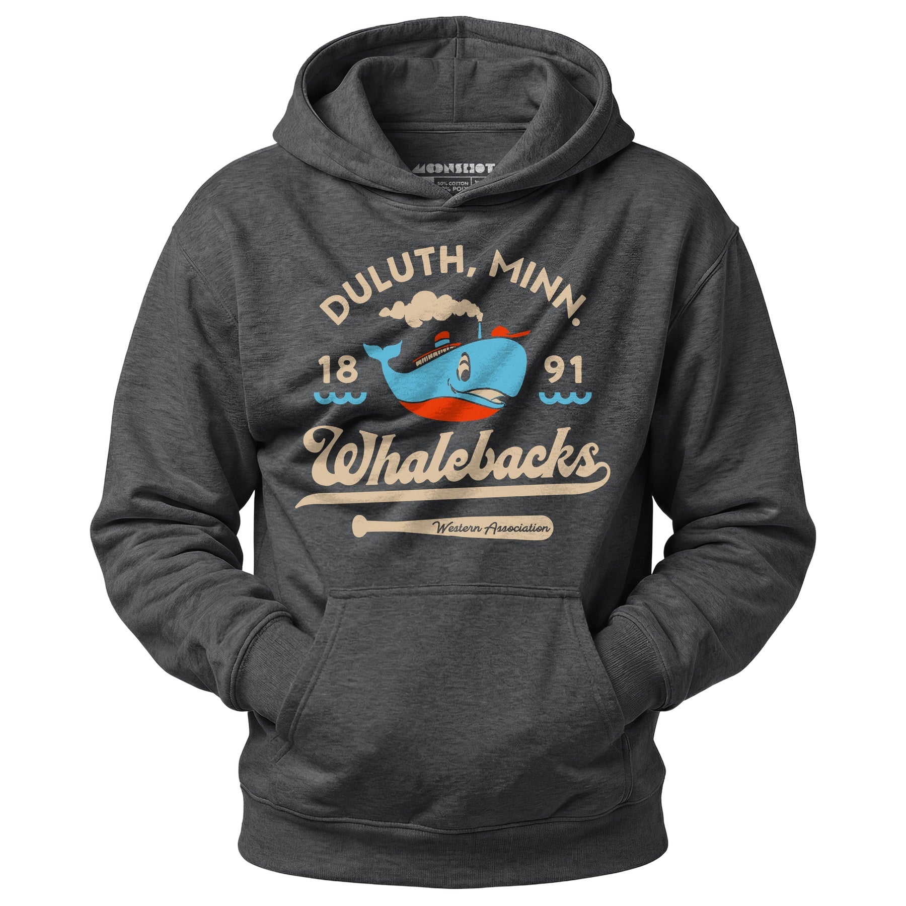 Duluth Whalebacks - Minnesota - Vintage Defunct Baseball Teams - Unisex Hoodie