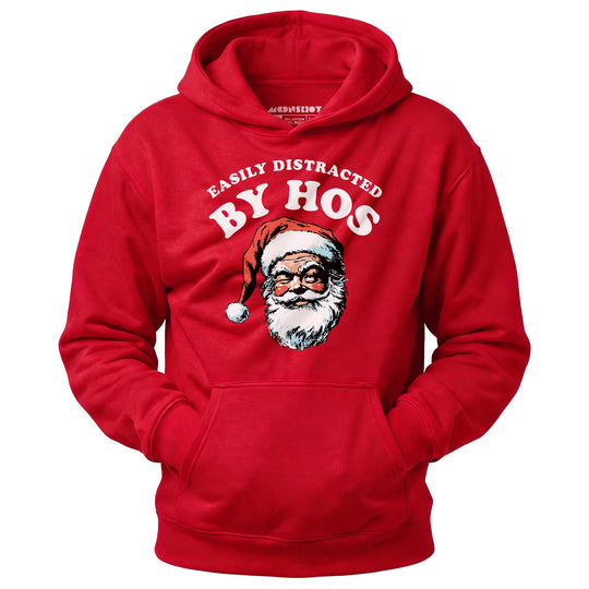 Easily Distracted by Hos - Unisex Hoodie
