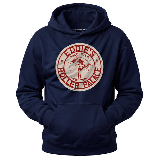 Eddie's Roller Palace - Rochester, NY - Vintage Roller Rink - Unisex Hoodie