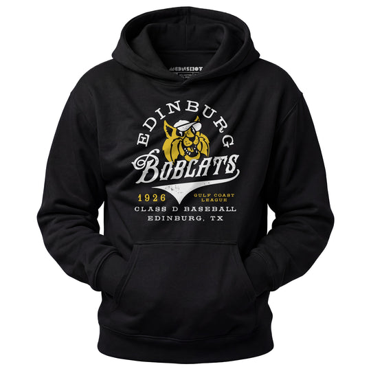 Edinburg Bobcats - Texas - Vintage Defunct Baseball Teams - Unisex Hoodie