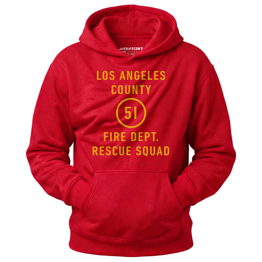 Emergency - Los Angeles County Fire Dept. Squad 51 - Unisex Hoodie