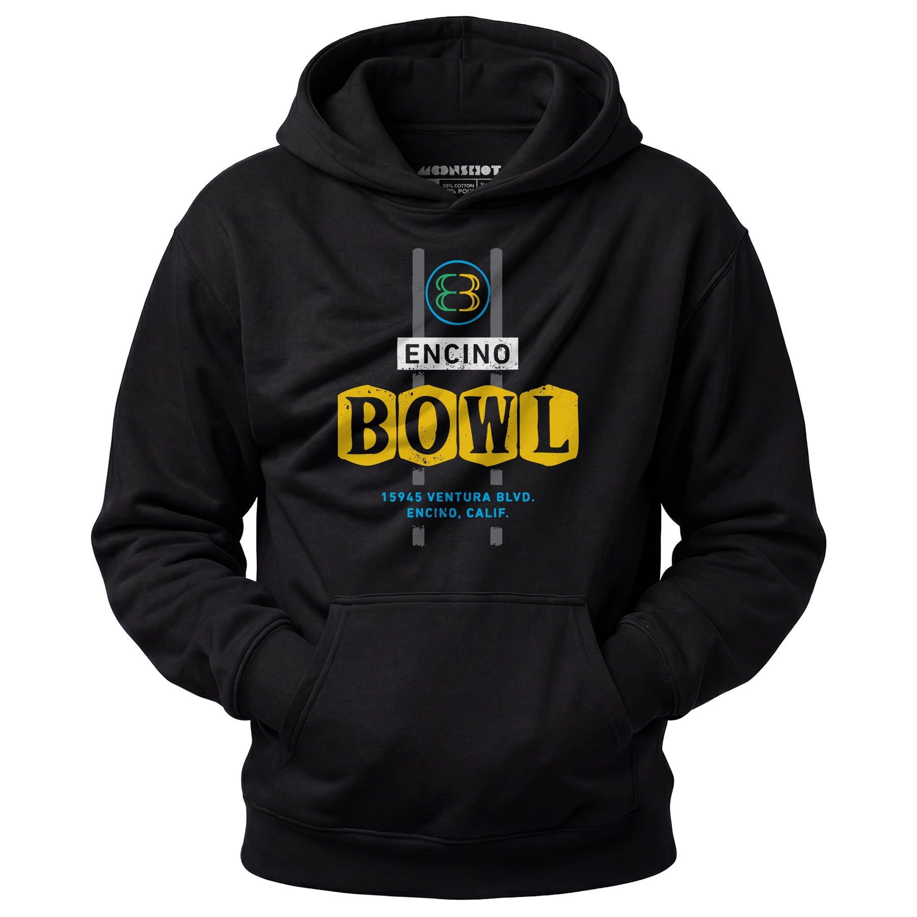 Encino Bowl - Encino, CA - Vintage Bowling Alley - Unisex Hoodie