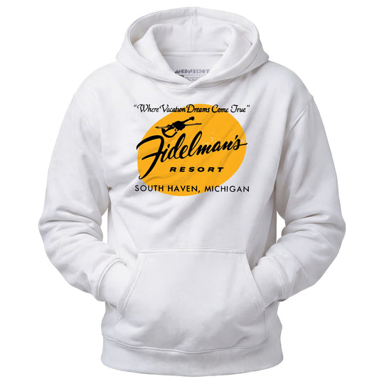 Fidelman's Resort - South Haven, MI - Vintage Hotel - Unisex Hoodie