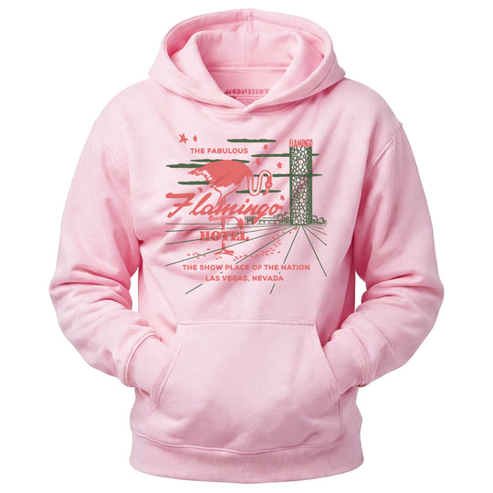 Flamingo Hotel v4 - Vintage Las Vegas - Unisex Hoodie