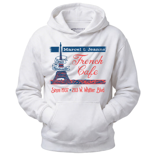 French Cafe - Montebello, CA - Vintage Restaurant - Unisex Hoodie